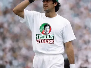 Imran Tigers T-Shirt | Portrait logo, green red emblem, sports fan tee, PTI Imran Khan Political shirt for Pakistani Supporters, Gift for Imran Khan Lover.