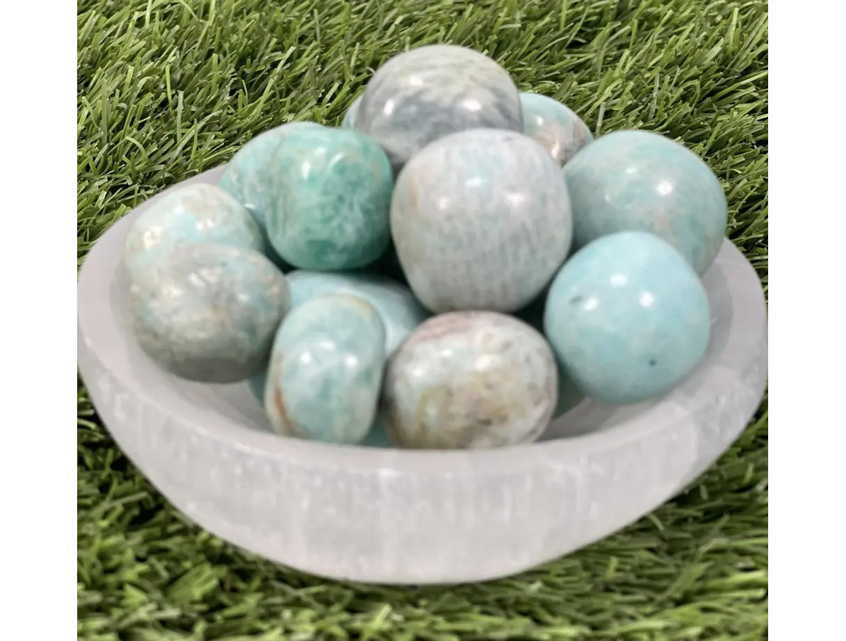 Tumbled AMAZONITE Crystal Stone