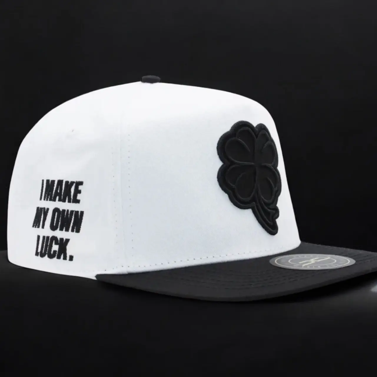 JC Hats SnapBack Cap - White/ Clover I Make My Own Look