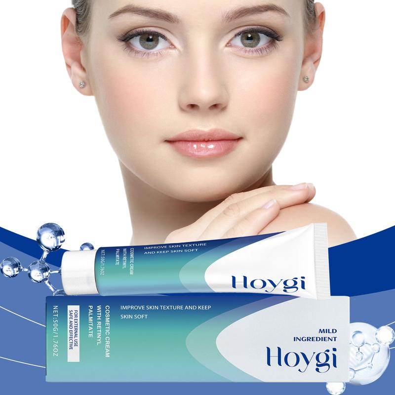 Hoygi Retinol Cream hydrates, moisturizes and nourishes the facial skin, reduces fine lines, improves skin texture and tightens the face