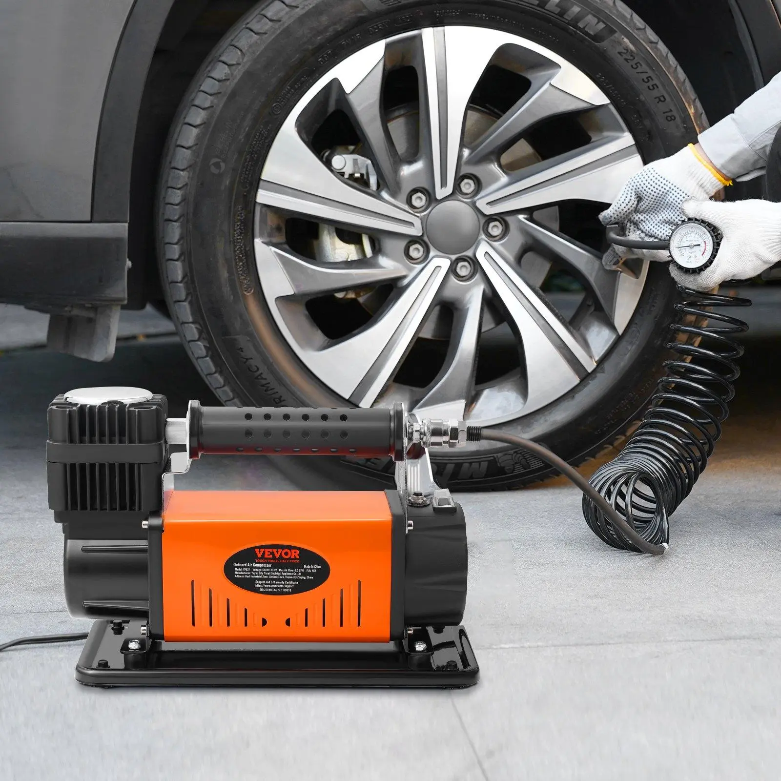 【DealsForYouDays】VEVOR 12V Air Compressor Heavy Duty 150PSI Offroad Air Compressor Portable Truck Tire Inflator Air Pump for Jeep SUV 4x4 Vehicle RV For up to 35 Inch Tires