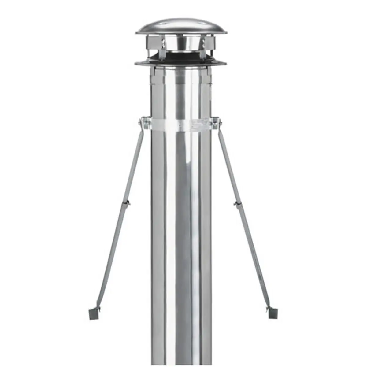 Selkirk Corporation 8T-RBK 8-Inch Ultra-Temp Metalbest Pipe Roof Brace Kit - Bending Design for Inclement Weather, 8" Diameter Pipe Support