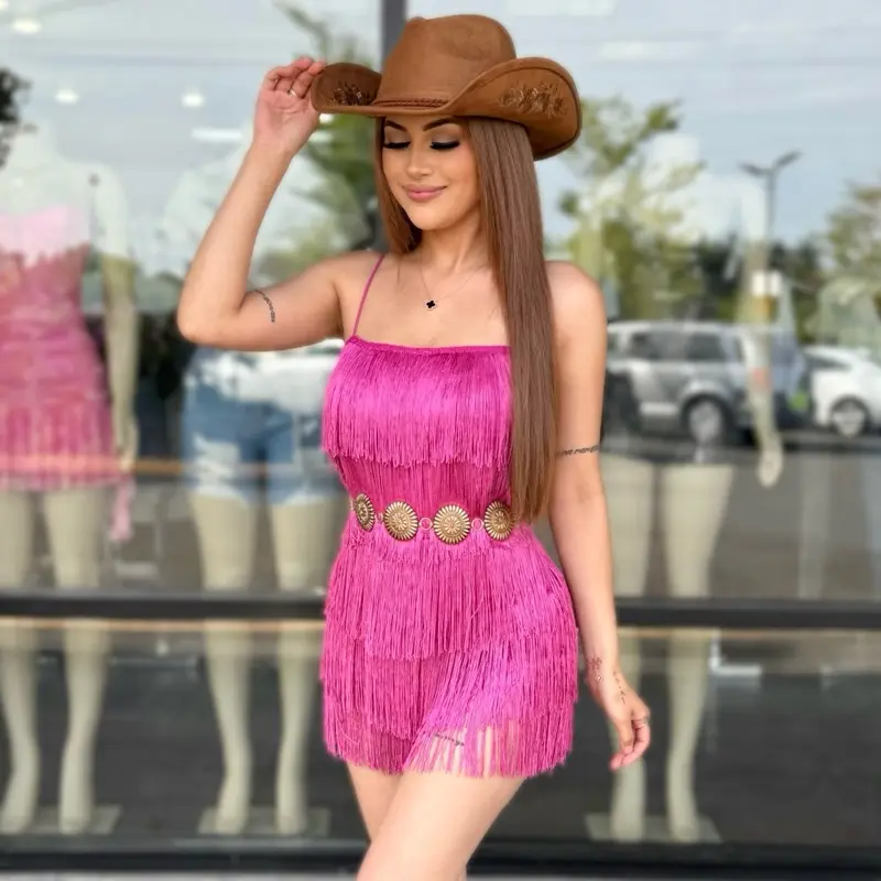 Fringe romper