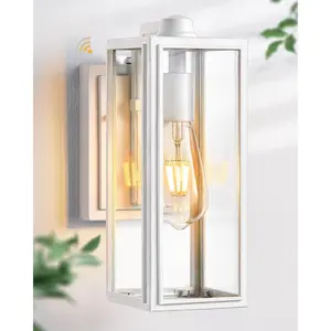 White Outdoor Lighting Fixtures,  Outdoor Lighting, Exterior Light Fixture Wall Mount for House, Anti-Rust Aluminium Porch Lights Outdoor for Patio, Entryway