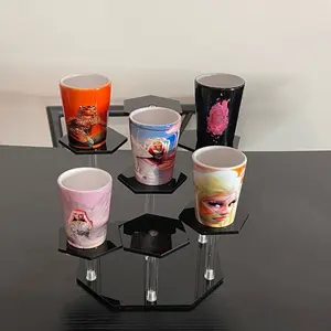 Nicki M- Album Shot Glass Set of 5 Custom Cermaic shot Glasses