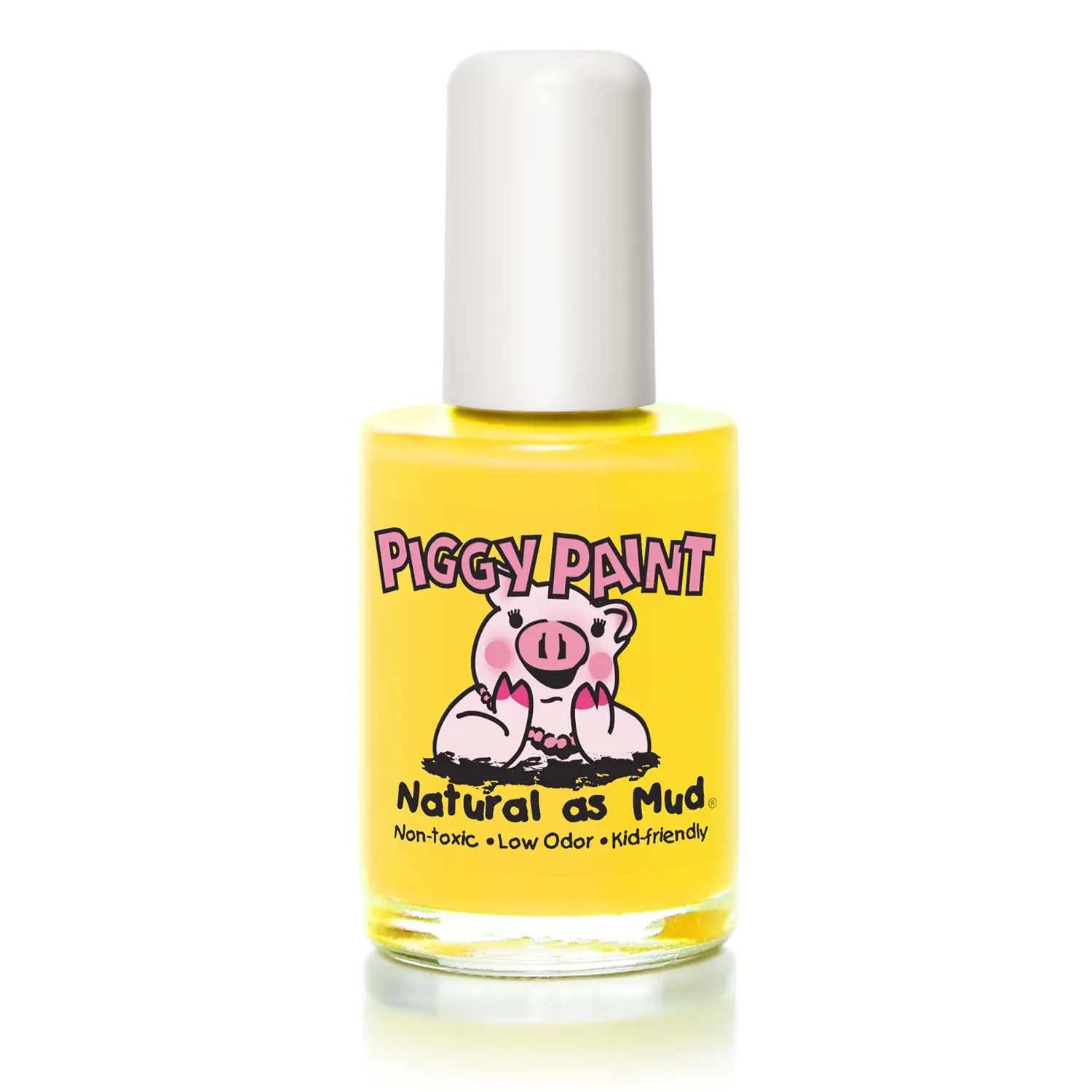 Piggy Paint Bae-Bee Bliss Matte Yellow 0.5oz Non-Toxic Vegan Nail Polish for Kids & Pets Safe for Pregnancy