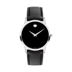 MOVADO CLASSIC MUSEUM BLACK LEATHER