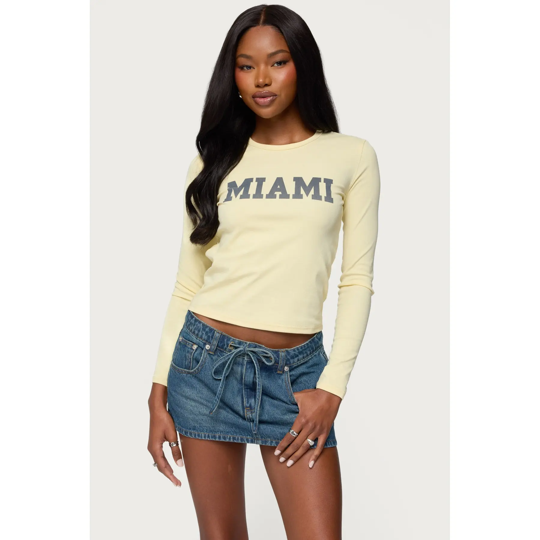 Miami Girl Long Sleeve T Shirt