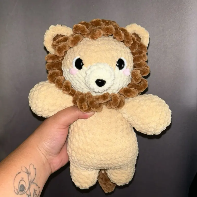 Hand Crocheted Lion
