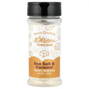 Amish Country Popcorn Popcorn Seasoning, Sea Salt & Caramel, 6.4 oz (181 g)