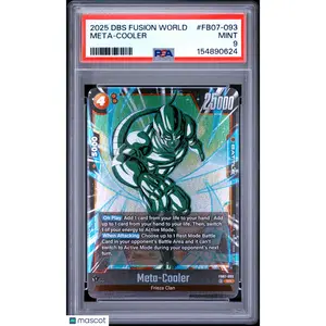 2025 Dragon Ball Fusion World Wish For Shenron Meta-Cooler PSA 9 #FB07-093