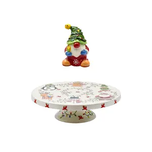 Temp-tations Seasonal Cake Plate with Figural Ornament