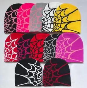 Spider Web Jacquard Knit Hat for Women Men Warm, Fashionable and Cute, it makes a great birthday or Christmas gift
