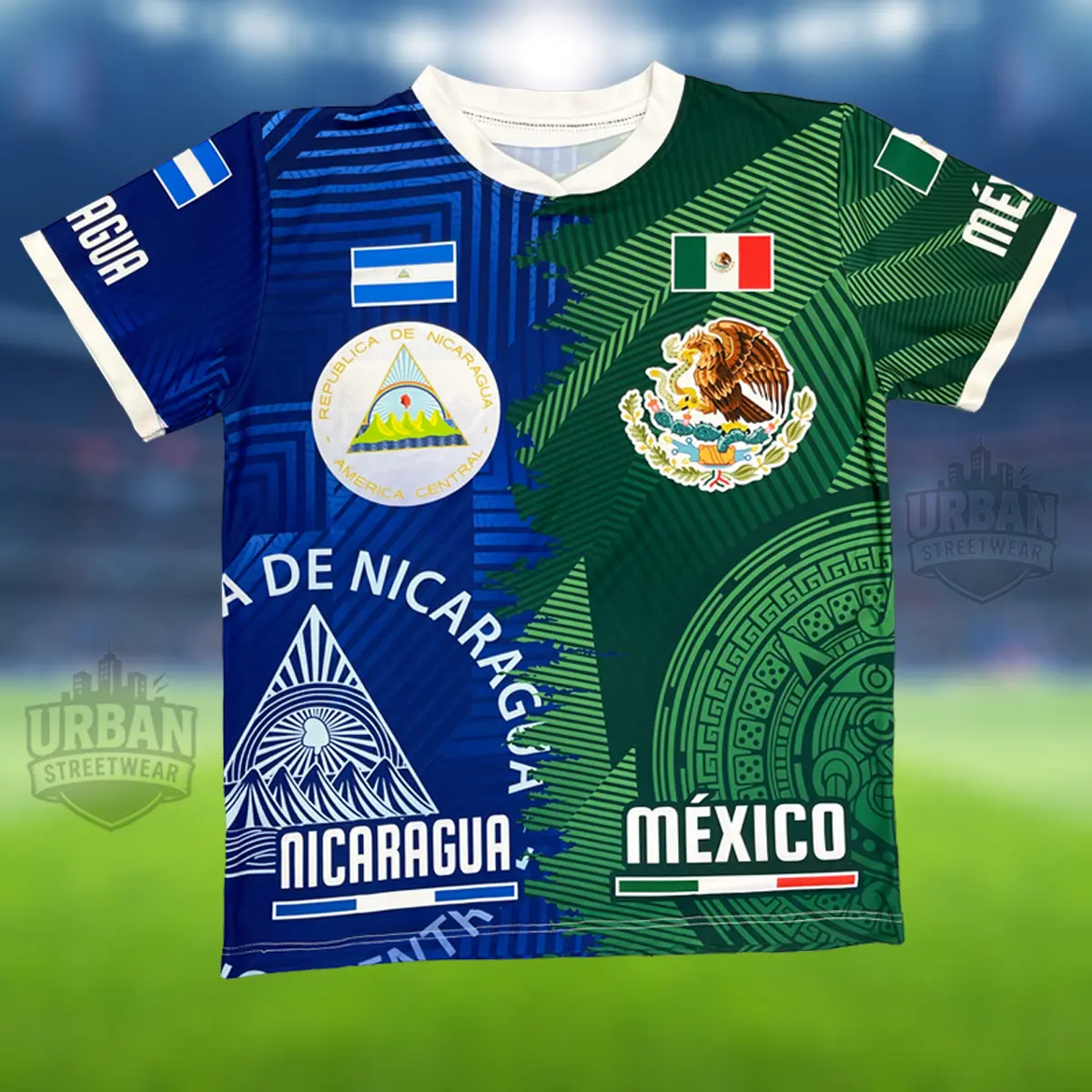 Nicaragua & Mexico Sport Shirt