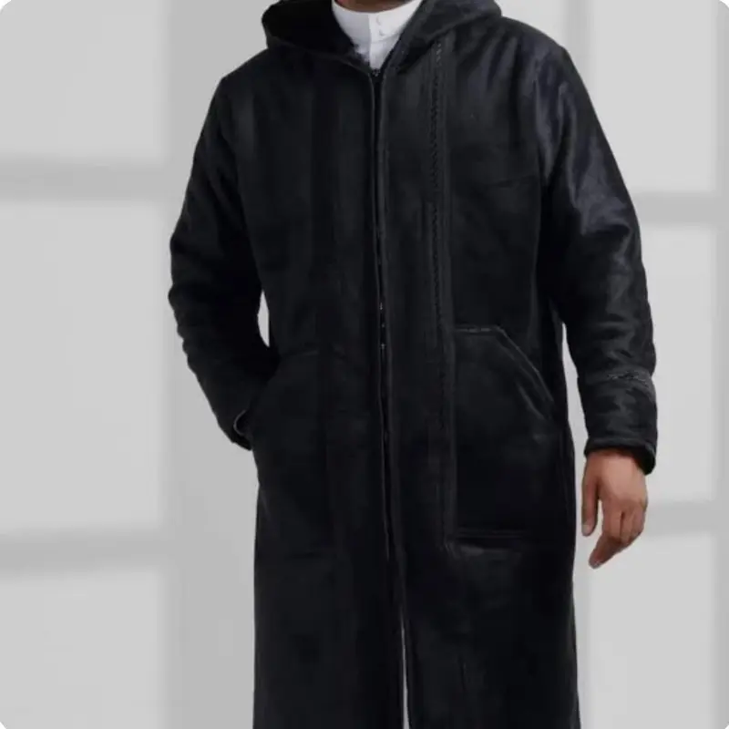 Furora Wear Men’s Premium Leather Fur Jacket – Winter Luxury Street Style Menswear Tops