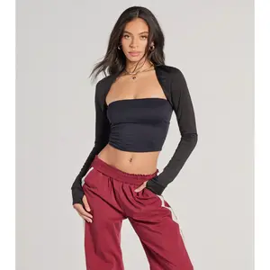 Style So Sleek Long Sleeve Knit Bolero