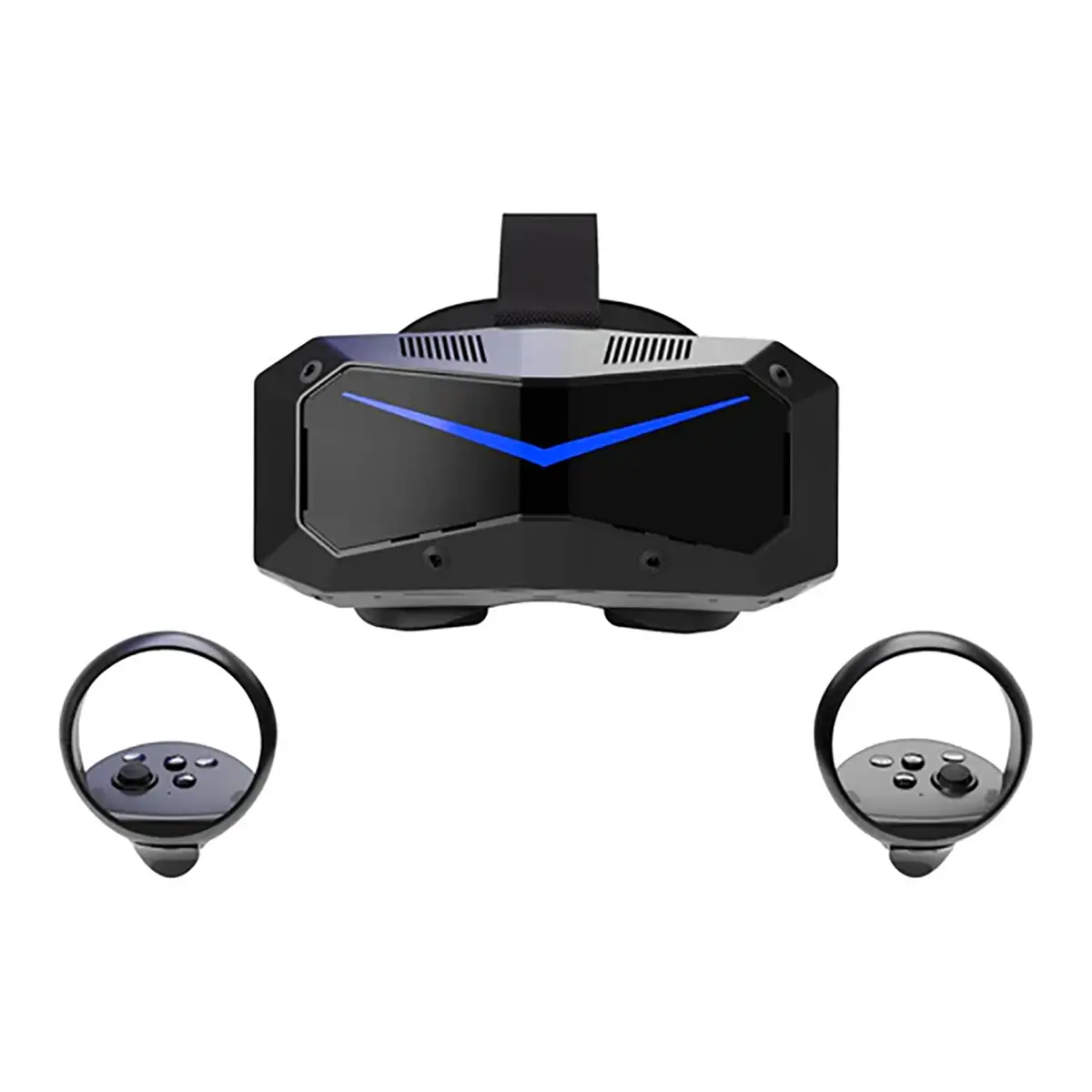 Pimax Crystal VR Headset with Controllers, Super Ultra-Wide QLED Display, Wearable Gaming & High-Quality Audio Device, USB-Enabled for Phones & Electronics