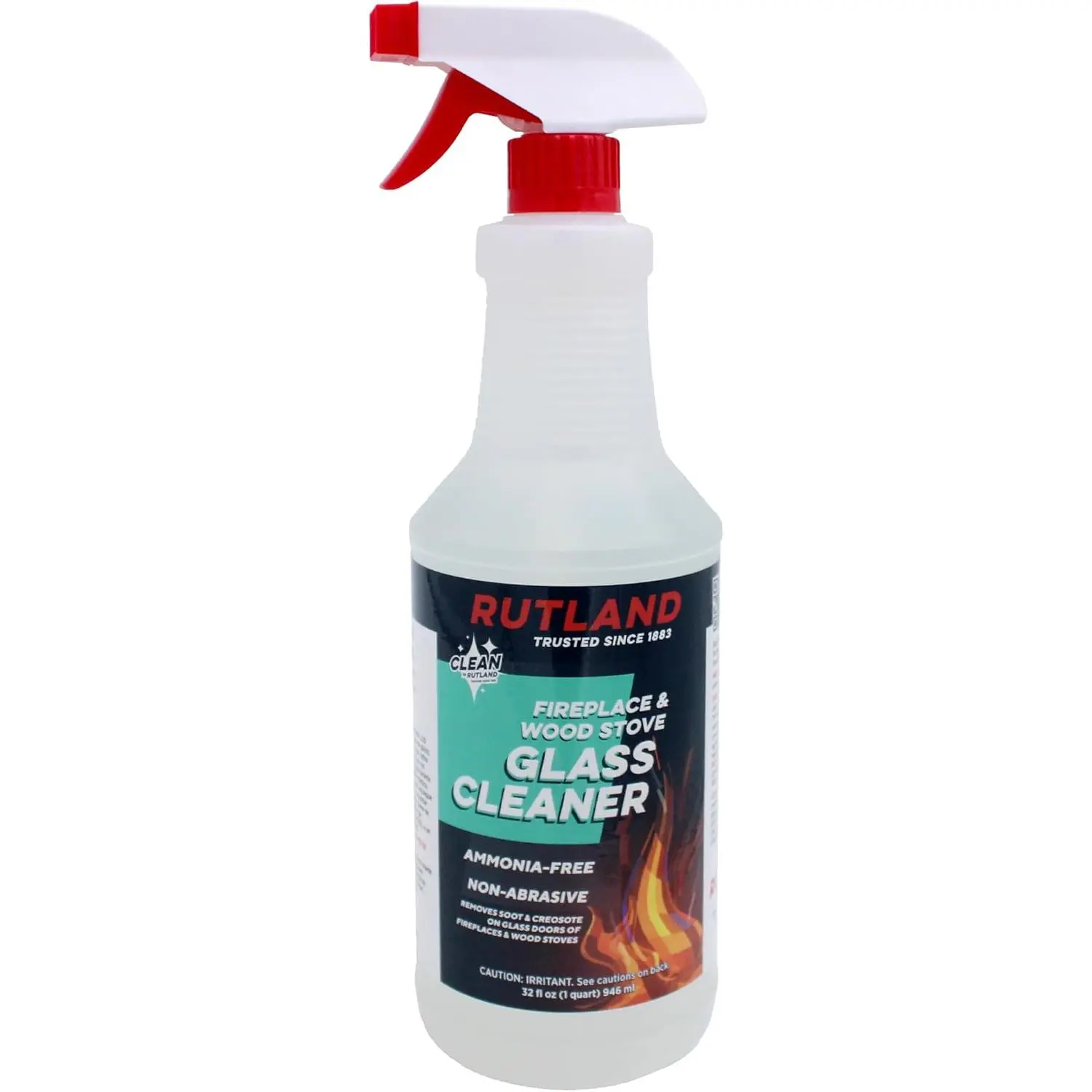 Fireplace Glass and Hearth Cleaner, White, 32 Fl Oz
