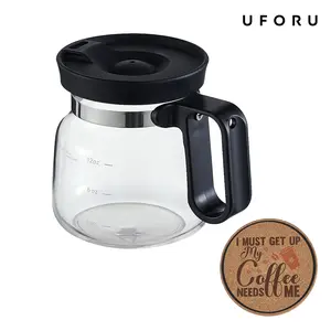 UFORU Coffee Mug with Lid 16oz Glass Creative Cup, Coffee Lovers' Top Choice, Dimensions: 4.9inches tall, 3.8 inches wide, Includes Coaster, Ergonomic Handle Design, Valentine's Day gift, a little surprise for your loved one #SummerWins#DFYD