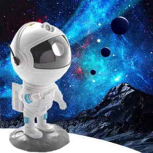 Astronaut Design Starry Sky Projector Light, Starry Sky Projector Night Light, Starry Sky Projector Light for Bedroom, Game Room, Home Theater, Room Decor, Mini Portable, LED Mood Light