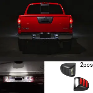 🔥2pcs LED License Plate Light Fits Chevy Silverado 1500/2500/3500 GMC Escalade ✅FCC Certified 12V LED Chem-Free Install Led Lights Car