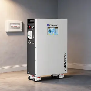 Never Lose Power Again | ECO-WORTHY 16kWh Home Battery Backup – Keep Your Family Safe During Outages, 48V 314Ah LiFePO₄ with 200A BMS & 7" Touchscreen