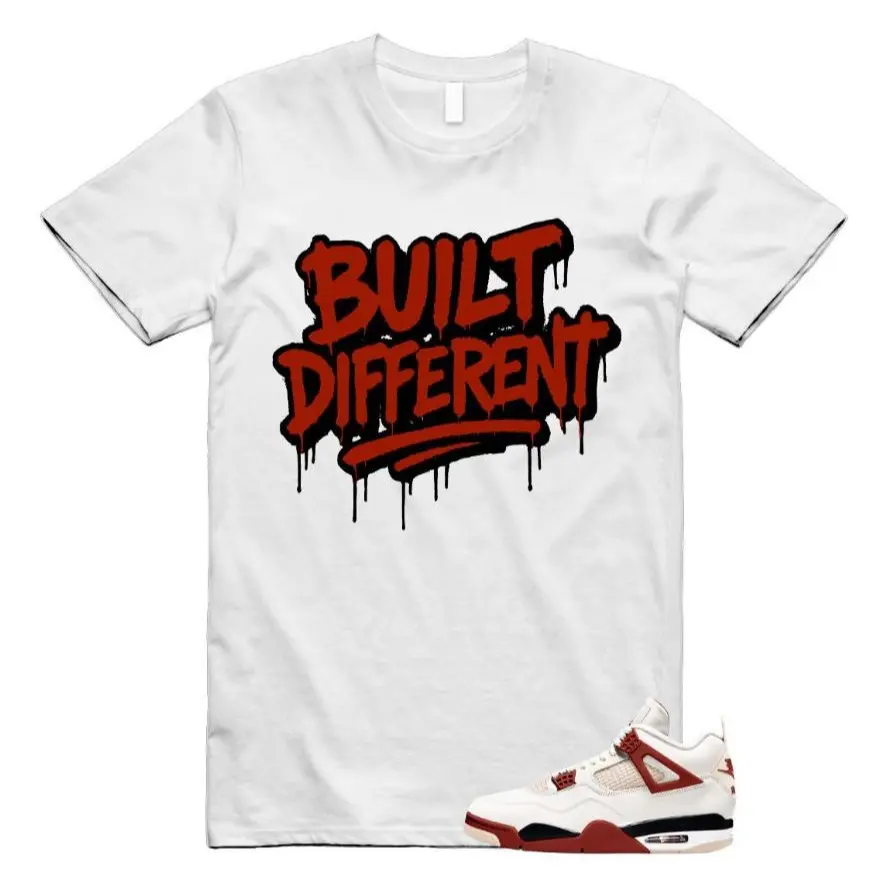 Built Different Shirt To Match 4 Brick After Brick, Brick After Sneaker Matching Shirt, Cotton Unisex Graphic T-Shirt