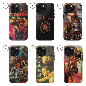 Alice in Chains Phone Case for iPhone For Samsung, Phone Accessories, Cute Phone Case, Fashion Case, Perfect Gift for HerHim, Phone Case for iPhone, Creative Dual Layer Case