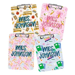 Personalized Teacher Clipboard, Custom Name Clipboard 6 Designs, Cute Teacher Gift, Back to School Teacher Appreciation Gift Classroom