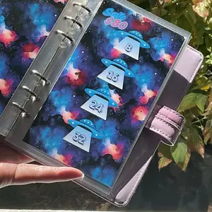 Beam me up a Bag $630 savings challenge low dollar amounts 11 cash envelopes Space theme