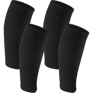 2 Pairs Water Ski Spray Leg Calf Compression Sleeve Protector Elastic Neoprene Support Wrap for Outdoor Water Sports