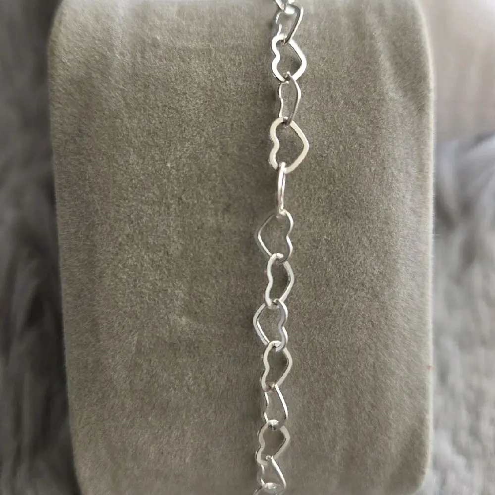 Pulsera de Corazones en Plata 925 Mexicana