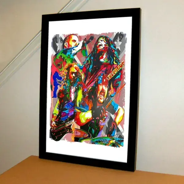 Pantera Dimebag Darrell Vinnie Paul Metal Music Poster Print Wall Art