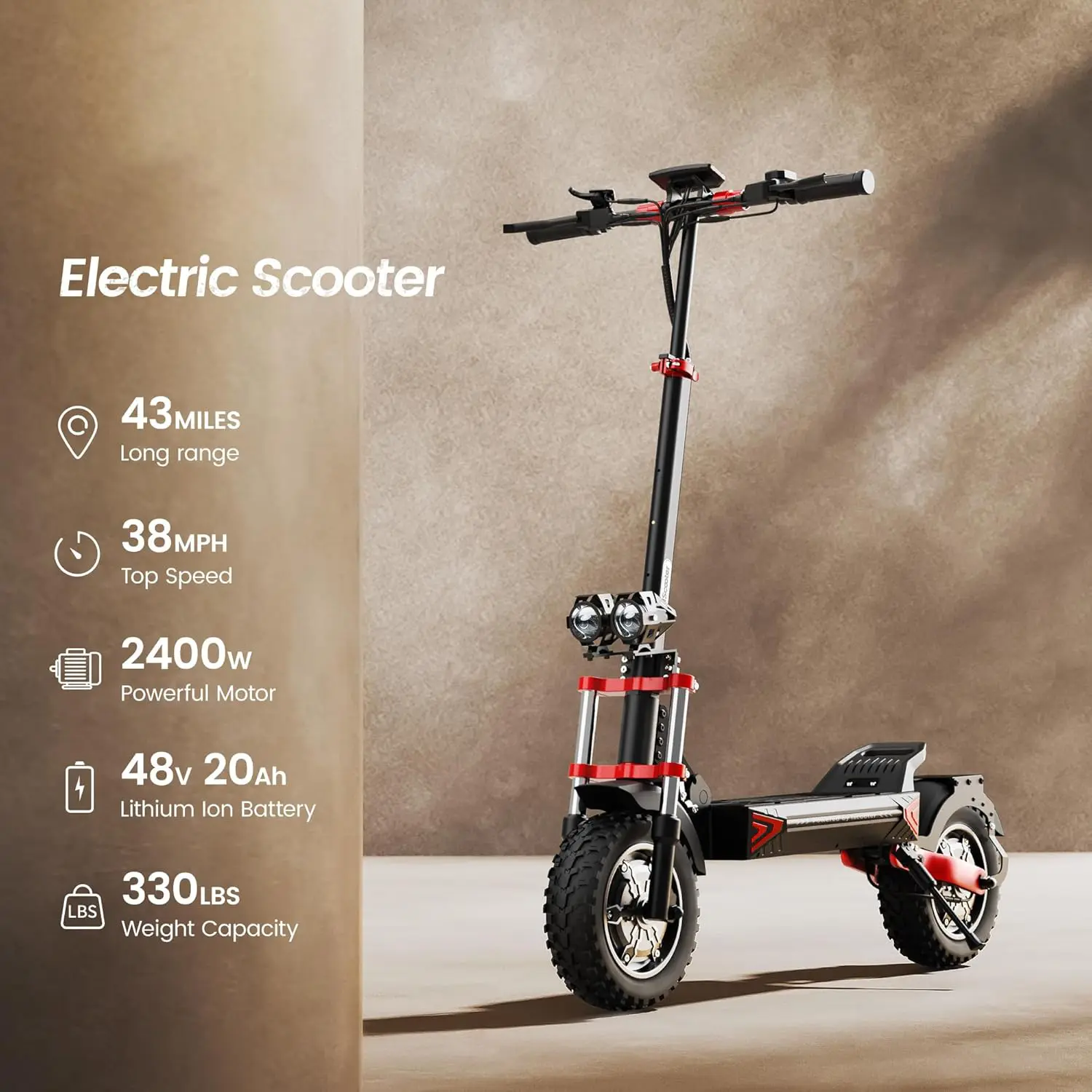 X8-2400W-38MPH/43Miles