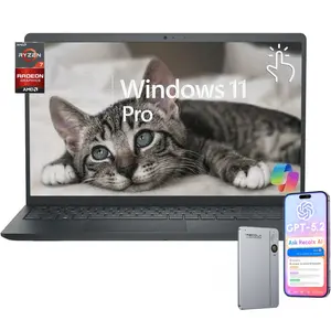 Dell Inspiron 15 3535 Touchscreen Business & Student Laptop Computer, 15.6" FHD Display,16/32GB RAM, 512GB/1TB SSD, Windows 11 Pro|AI Audio Recording Card