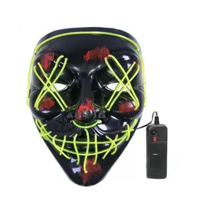 LED Purge Mask Black with Green X