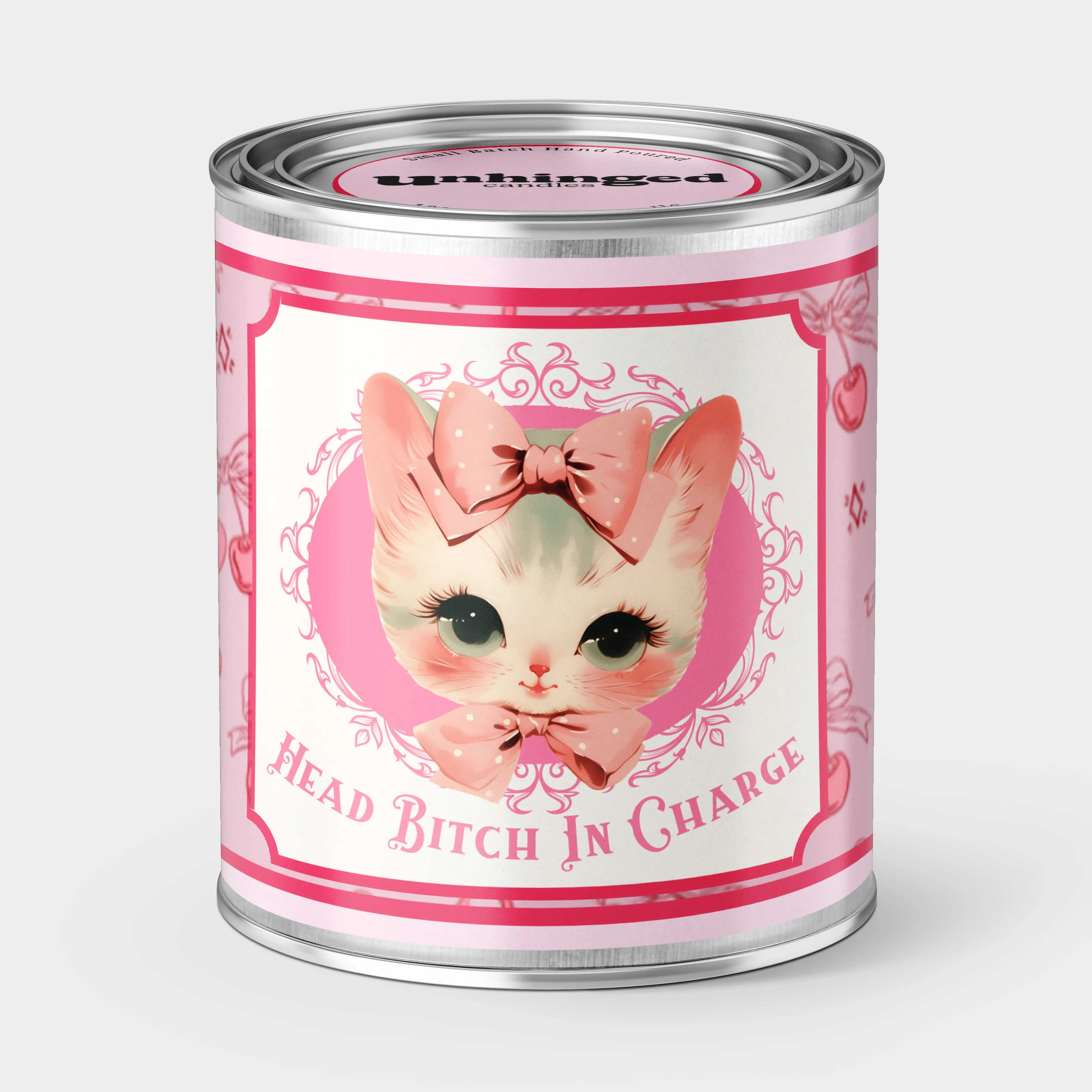 Head Bitch in Charge Sweet Kitty Soy Wax Candle For Dog Moms Boss Gift