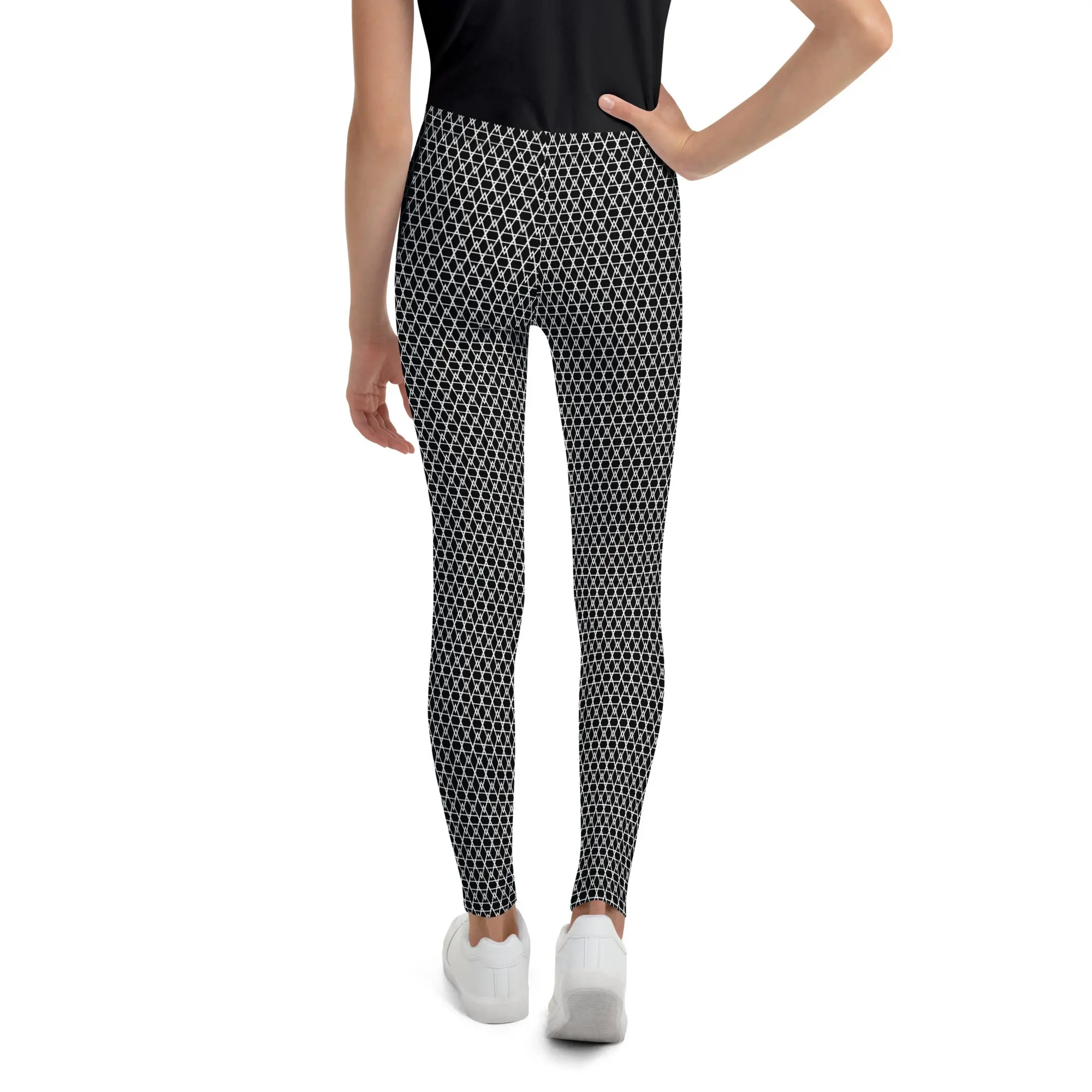 DIAMOND WEAVE™ NOIR YOUTH LEGGINGS