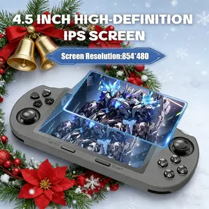 Sf3000 Retro Game Console 64GB, Handheld Electronic Gaming Device, 4.5 Inch IPS HD Screen, 854x480 Resolution, 3000mah Battery, 3D Dual Joysticks, Rechargeable Game Console