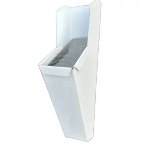 Downspout leaf catcher gutter cleanout