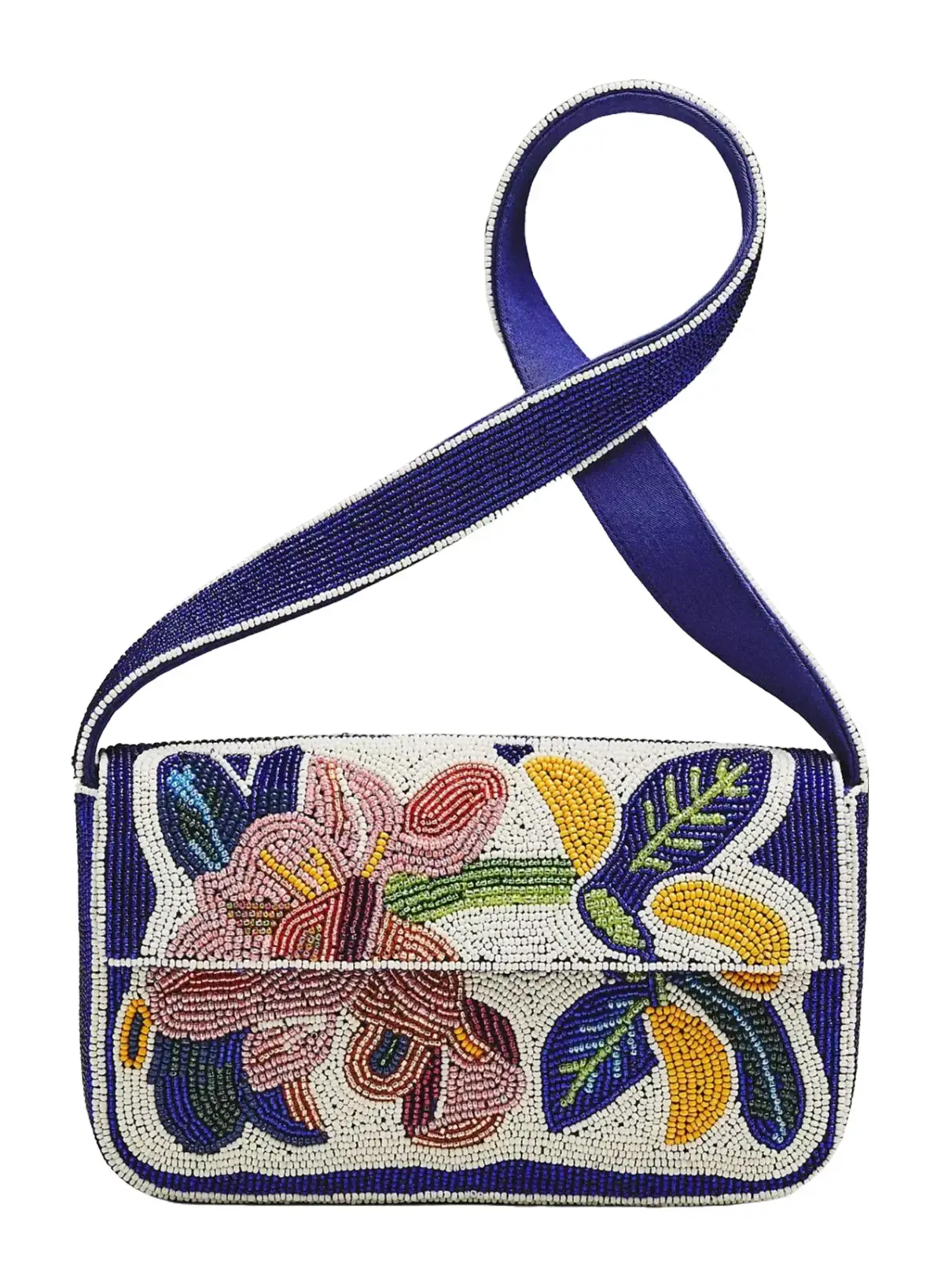 Fiona Beaded Bag: Floral Edition | Chic Embroidered Beadwork Handbag