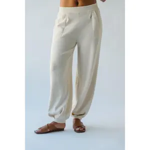 The Spackman Sweater Pant in Ivory