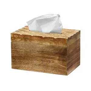 Vintiquewise QI004392.RCT Tall Modern Decorative Paper Facial Tissue Box Holder for Kitchen, Dining Room, and Office