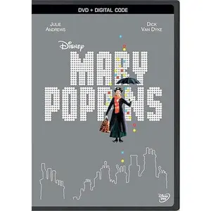 Mary Poppins (50th Anniversary)  [DVD Video Disc] Anniversary Ed, , Dolby, Dubbed, Subtitled, Widescreen, Ac-3/Dolby Digital