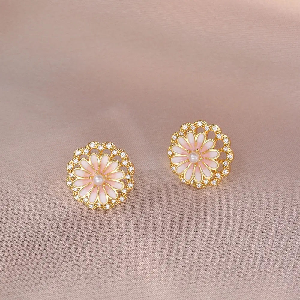E1138 Flower Earrings