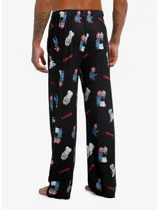Chucky & Tiffany Pajama Pants , Cozy Cartoon Homewear for Halloween, Fall Outfit,Comfort for the Ultimate Sleep Adventure, Gifts for Wife Husband