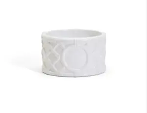 53446 Hampton Faux Bamboo Bottle Coaster/ Bowl