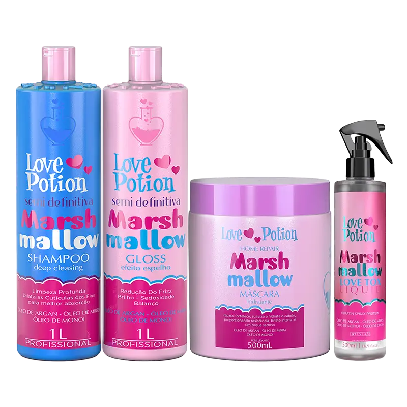Marshmallow Organic Straightening Kit - Professional Size