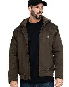 Ariat Men's Rebar Dura Canvas Zip-Front Work Jacket - 10027842