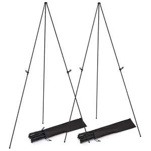 2 Pack Art Easel Stand 61in Collapsible A Frame Tripod Easel Iron Alloy. Comes with 2 Carry Bags